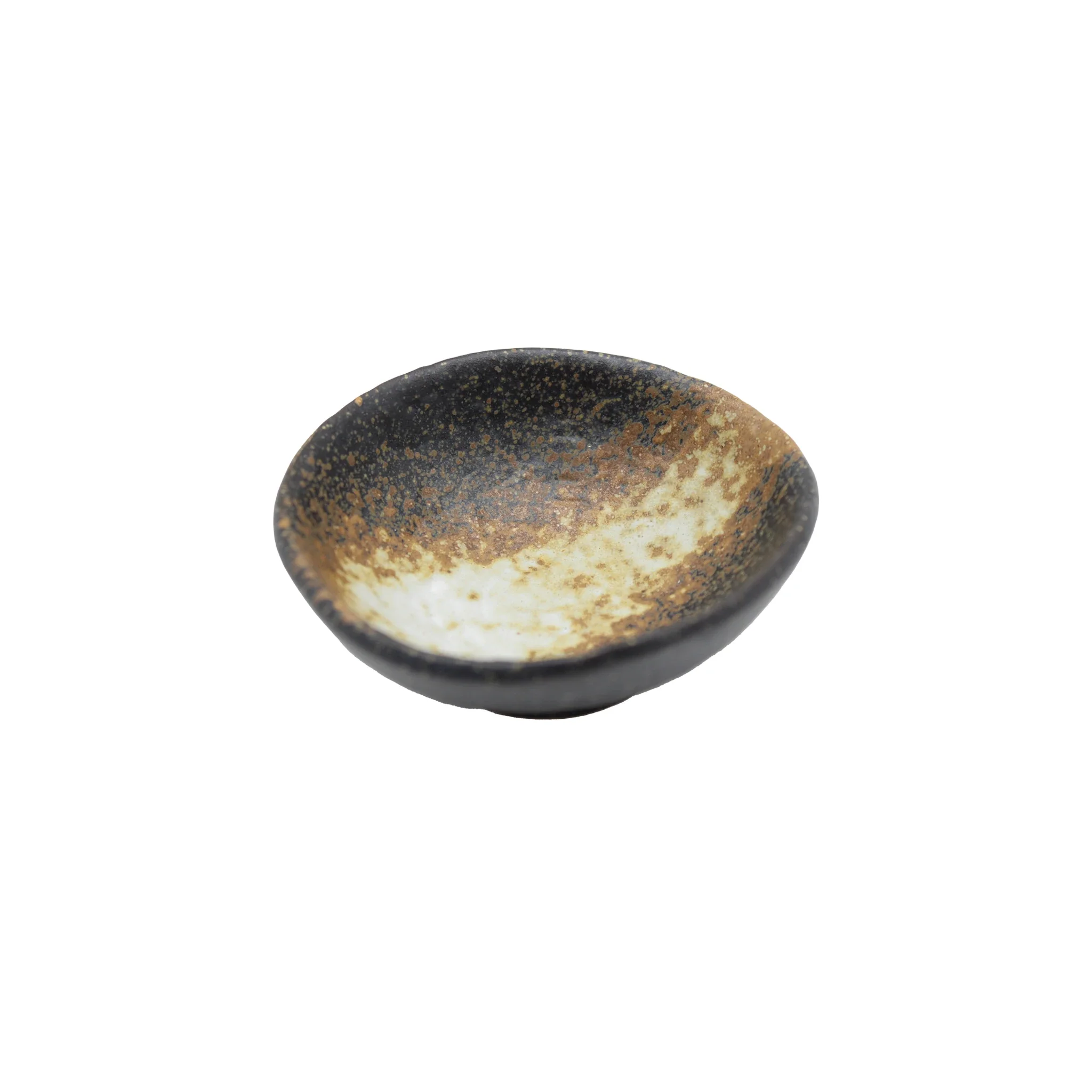 Soy Sauce Dish - Ochoko Black Bizen - Image 5